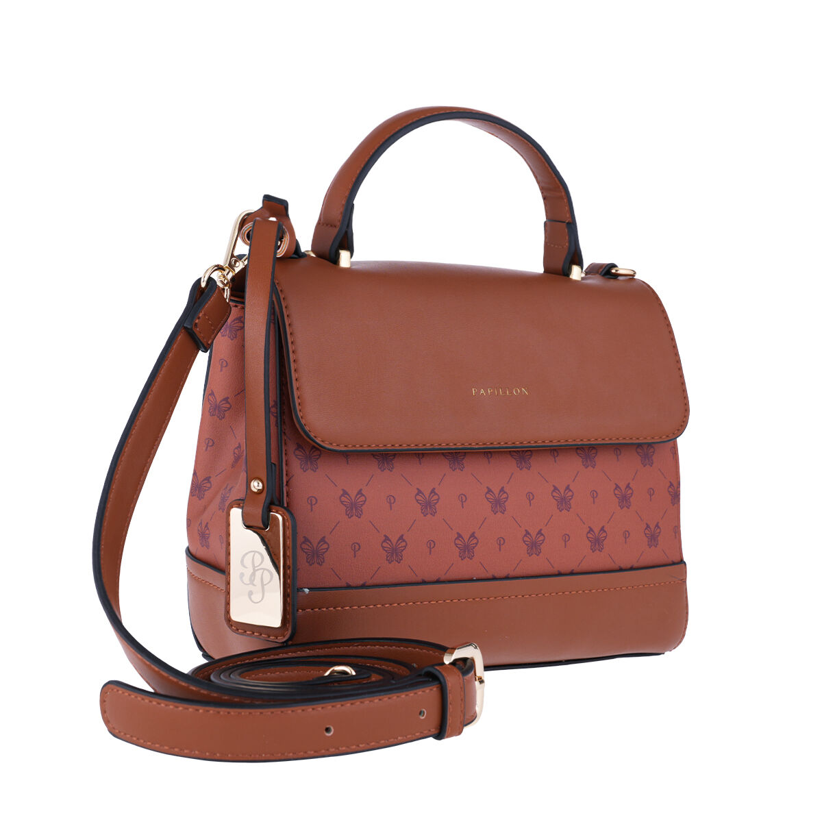 Papillon Handbag Camel- Women's bags - NOR-84300