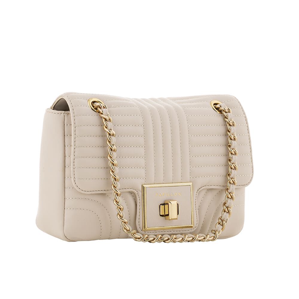 Beige shoulder outlet bags