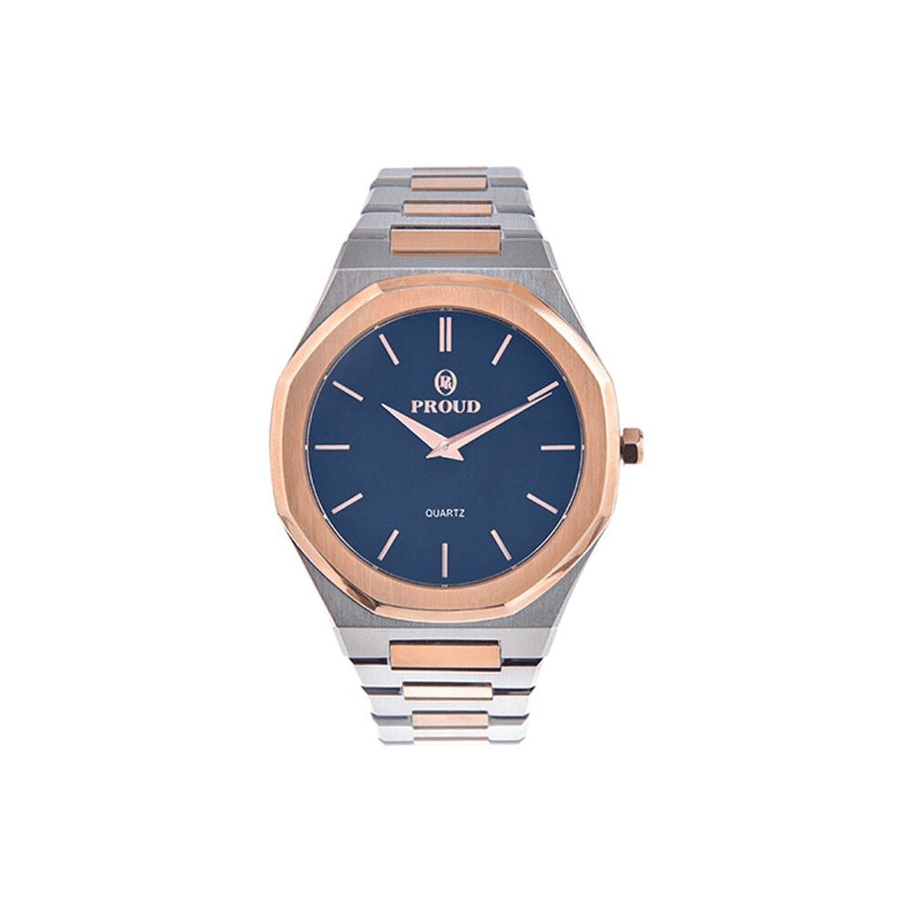 Mens silver and rose gold watch new arrivals