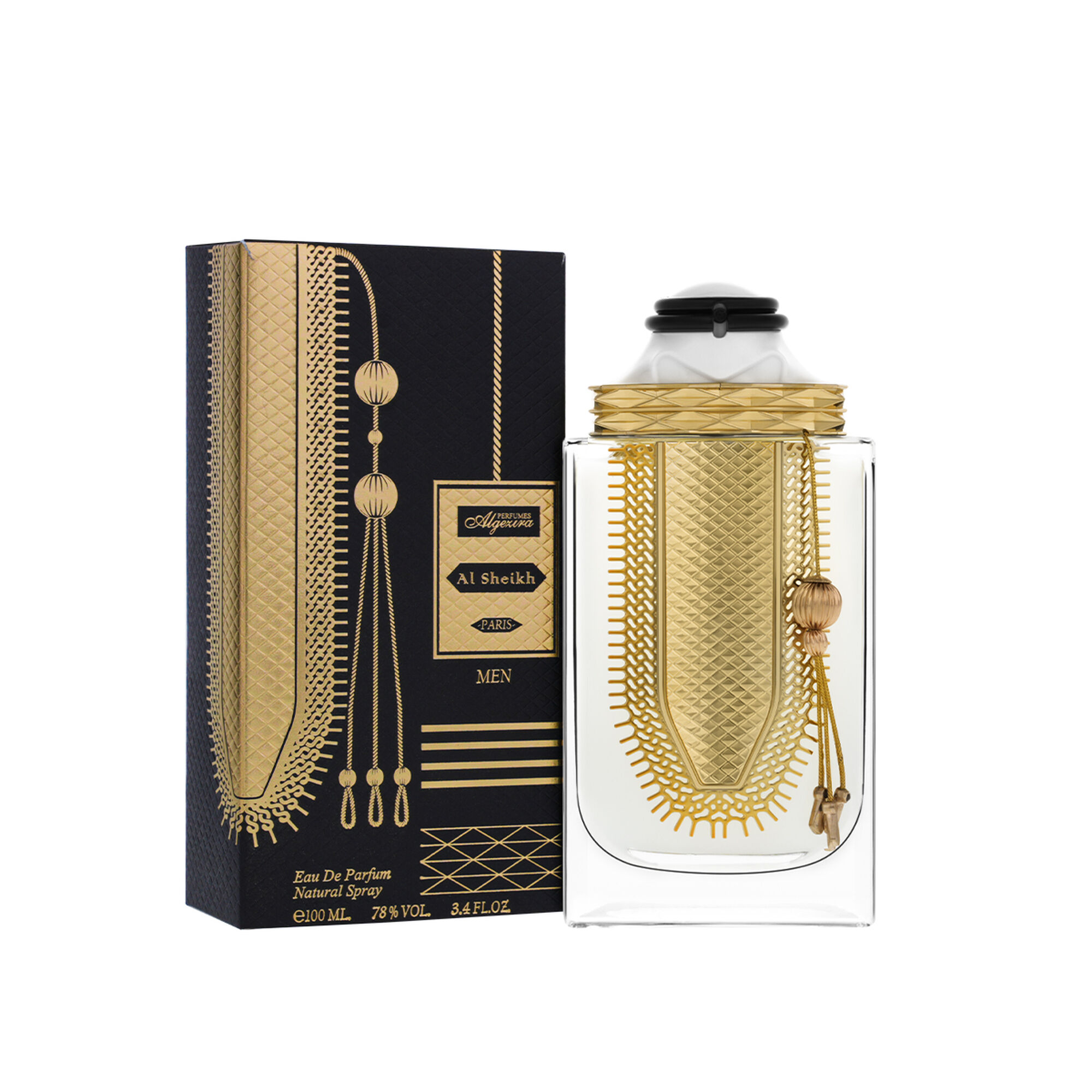 Al-Sheikh Black perfume for men 100 ml